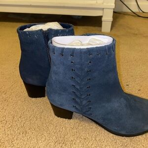 Brand new navy booties!